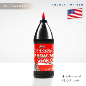 Coastal Premium Gear Oil LSD SAE 85W-140 API GL-5 946mL Oli Gardan